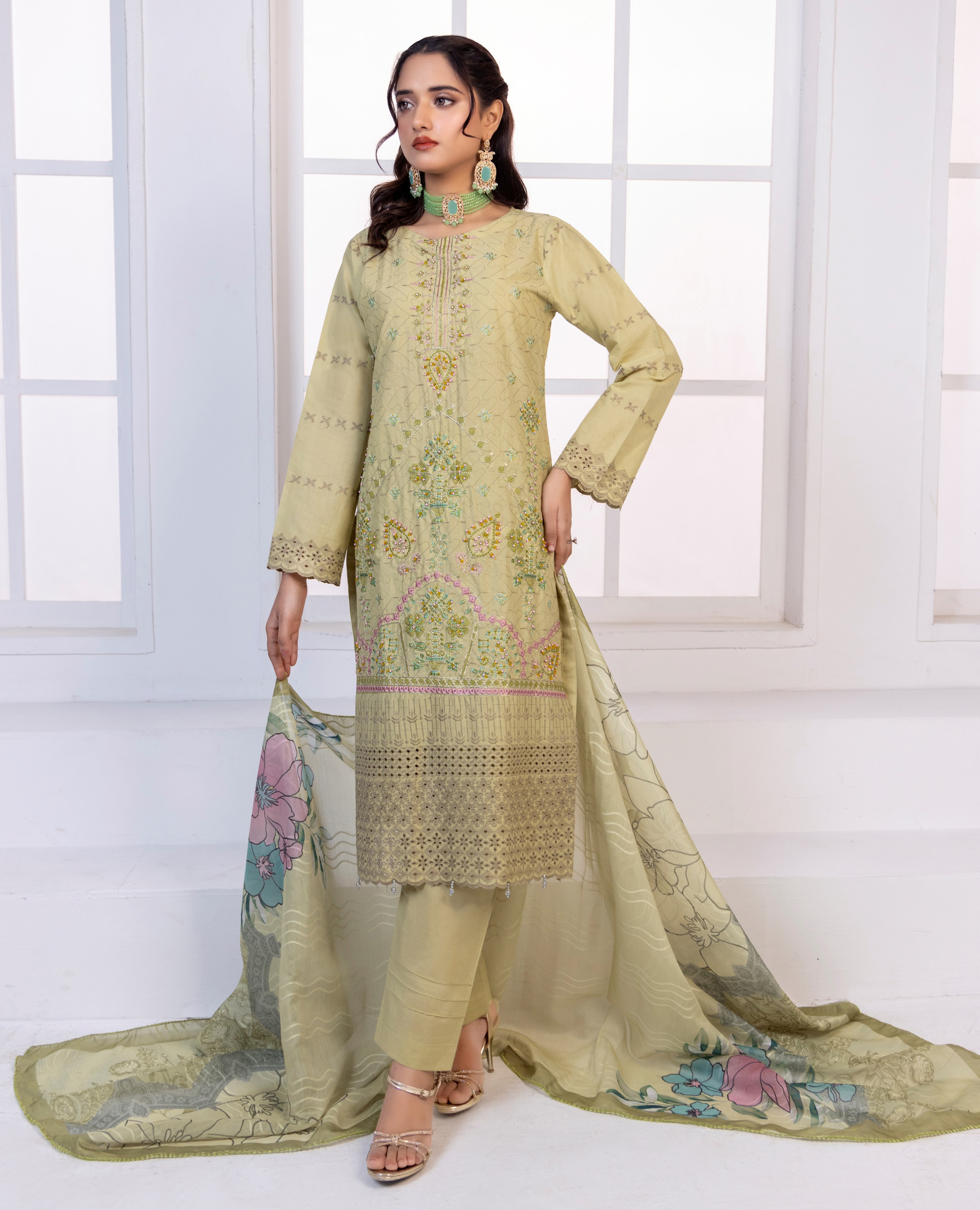 QALAMKAR – Exclusive Chikankari Embroidered Collection